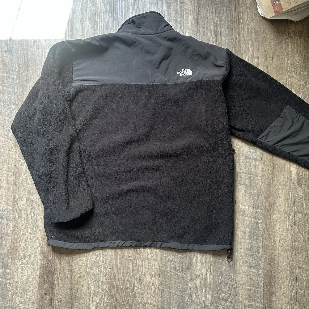 The North Face Denali Jacket‎ Mens XXL Gray Black Polartec Fleece Full Zip